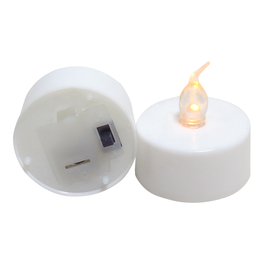 फ्लेमलेस लेड टी लाइट मेणबत्त्या इलेक्ट्रॉनिक टीलाइट मेणबत्ती (4)