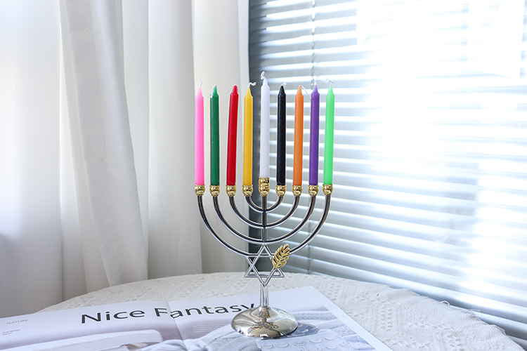 Tuitessine Hanukkah Taper Candles 