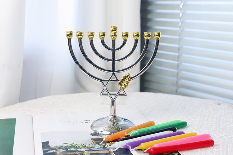 Tuitessine Hanukkah Taper Candles 
